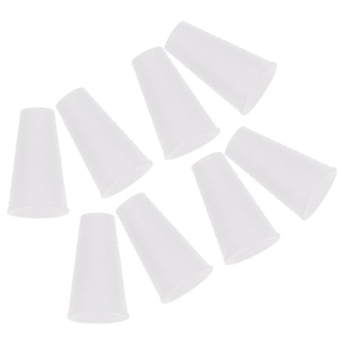 Vaguelly 1 Set Ciondolo A Campana Filettato Tapparelle Tapparella Avvolgibile Roller Blinds Forniture Per Tende La Finestra Tira Le Estremità Plastica Bianca 15 Pezzi
