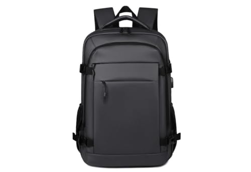 Mochila Impermeável de Grande Capacidade Escolar e Universitária, Alças Reforçadas, Compartimento Interno para Notebook, Ideal para Dia a Dia, Trabalho e Viagem (PRETO)