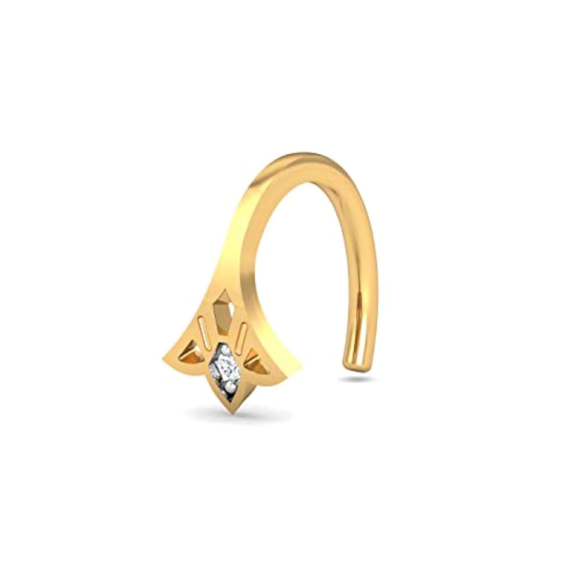 Women's 14K/18K Yellow Gold Ahnika Diamond Nose Hook