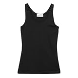 GOTS, organic, CU-1085700 ARMEDANGELS Damen Top Slim Fit aus Bio-Baumwolle BELISAA Soft Slim Fit Black