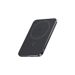 Anker Qi2認証・MagSafe対応、ワイヤレス充電モバイルバッテリー Nano Power Bank （5000mAh, MagGo, Slim） 5,490円送料無料！