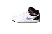 Nike Air Jordan 1 Mid SE Big Kids' Shoes (FQ8162-142, White/Black/Sail/Blue Grey) Size 5