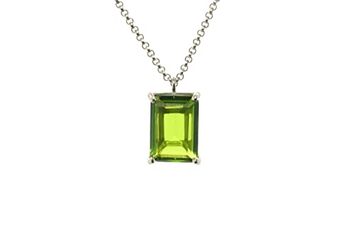 Collier de péridot avec boîte fantaisie : le cadeau d'août idéal - 3