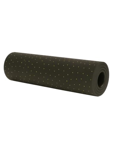 Miniatura 6 de Jardin202 - Esterilla De Ejercicio Moteado Amarillo - Fitness Especial Para Gimnasios Sport Premium Base Negra 1 25m Ancho X 8m Largo 8mm De Altura