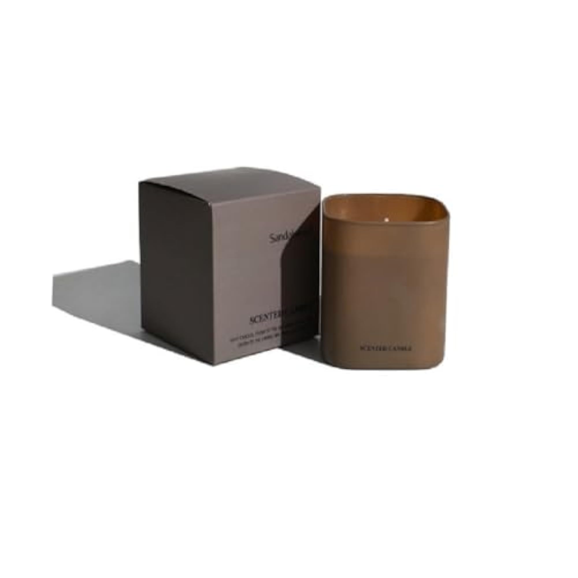 Square Smokeless Jar Glass Soy Wax Handmade Scented Candles