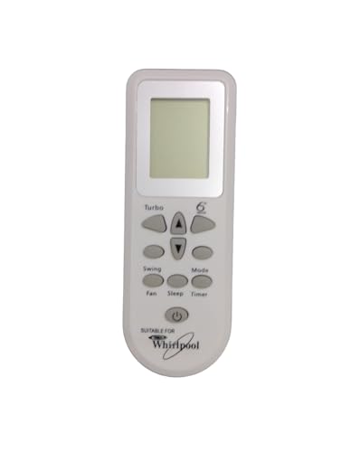 Image of Ac Remote Control Compatible For Whirlpool Ac Remote For Split & Window Ac (Model 1), White