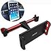 Car Headrest Mount, Lecone 360° Rotated Vehicle Seat Back Stand Bracket Holder Racket for 4.4''- 11'' Smartphones, Tablets, Kindle Fire, Nintendo Switch (Black & Red)