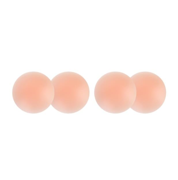 2 Pair Nipple Covers Reusable Comfortable Invisible Adhesive Silicone Pasties for Women-image-40