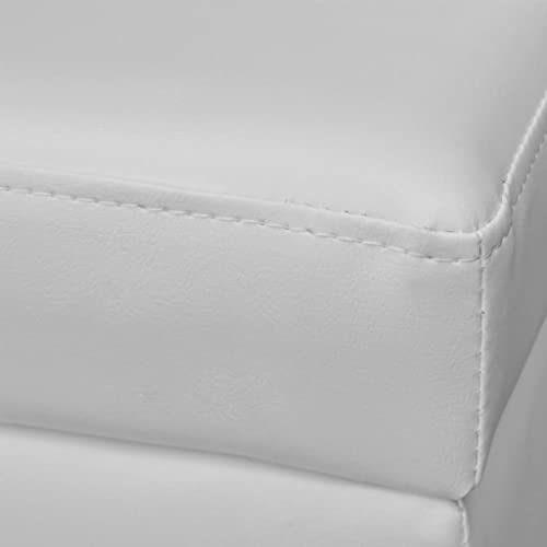 Banc à chaussures en bois blanc Premium avec couvercle à charnière robuste