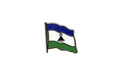 Flaggen-Pin/Anstecker Lesotho vergoldet