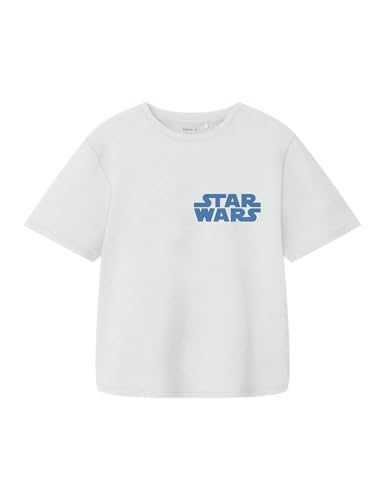 NAME IT Chicos Nkmmalec Starwars Nreg SS Top Bfu, Blanco