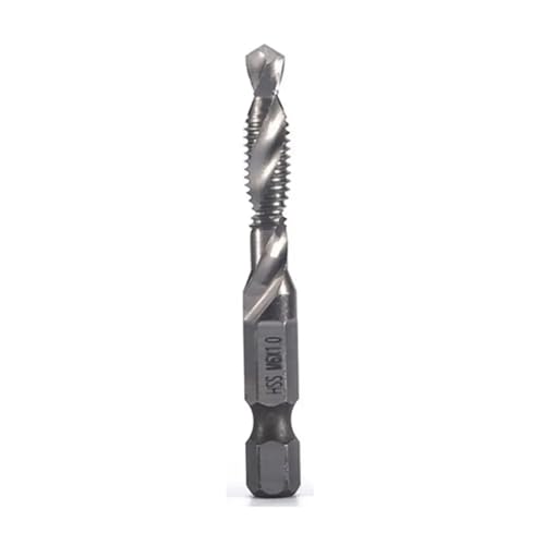 Foret à filetage HSS combiné taraud M6x1 à tige hexagonale pour perçage rapide