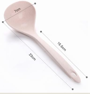 Miniatura 5 de Cucharas de paja de trigo ecológicas, cuchara de sopa de paja de trigo, cuchara de sopa para cocinar, cucharas de cocina de paja de trigo,