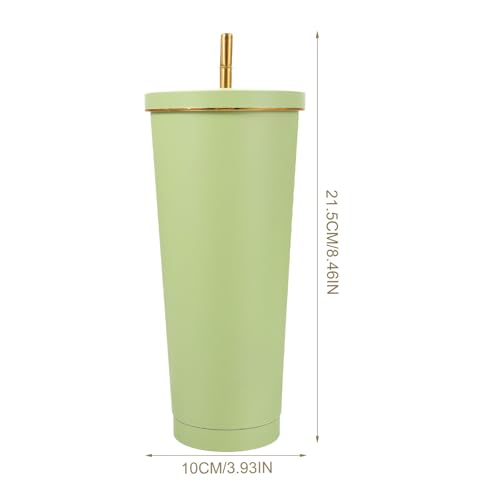 Vaso de café de acero inoxidable de doble capa aislante resistente y duradero 3