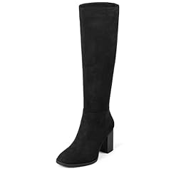 Suede Black-round Toe