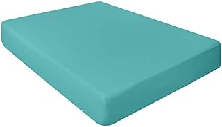 NIYS Luxury Bedding Finest 100% Egyptian Cotton 10"/25CM Fitted Sheets, (Single, Teal)