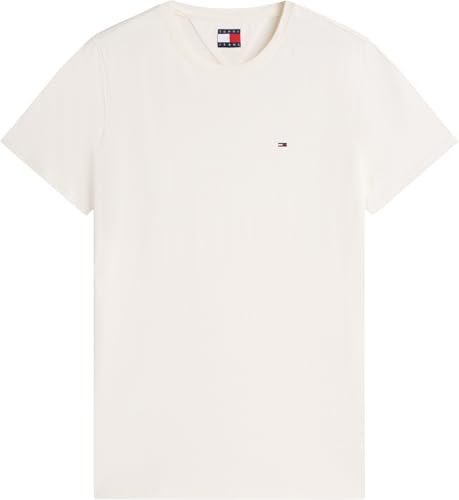 Tommy Jeans Herren T-Shirt Kurzarm TJM Original Slim Fit, Beige (Calico), XXL – Ansicht 5