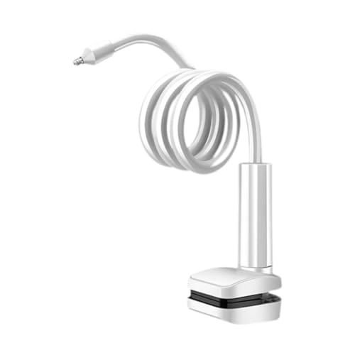 Support caméra flexible 1.1M blanc avec pince de table en PP