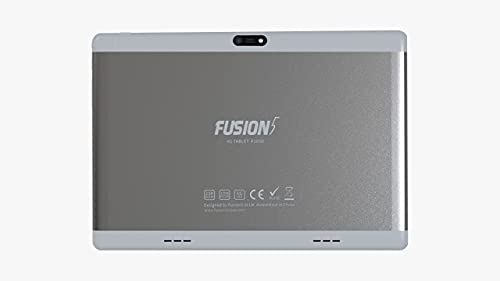 Image of FUSION5 4G Tablet (2GB RAM, 32GB Storage, Wi-Fi + 4G LTE + Voice Calling) (White, 10.1 Inch) 25.65 CM
