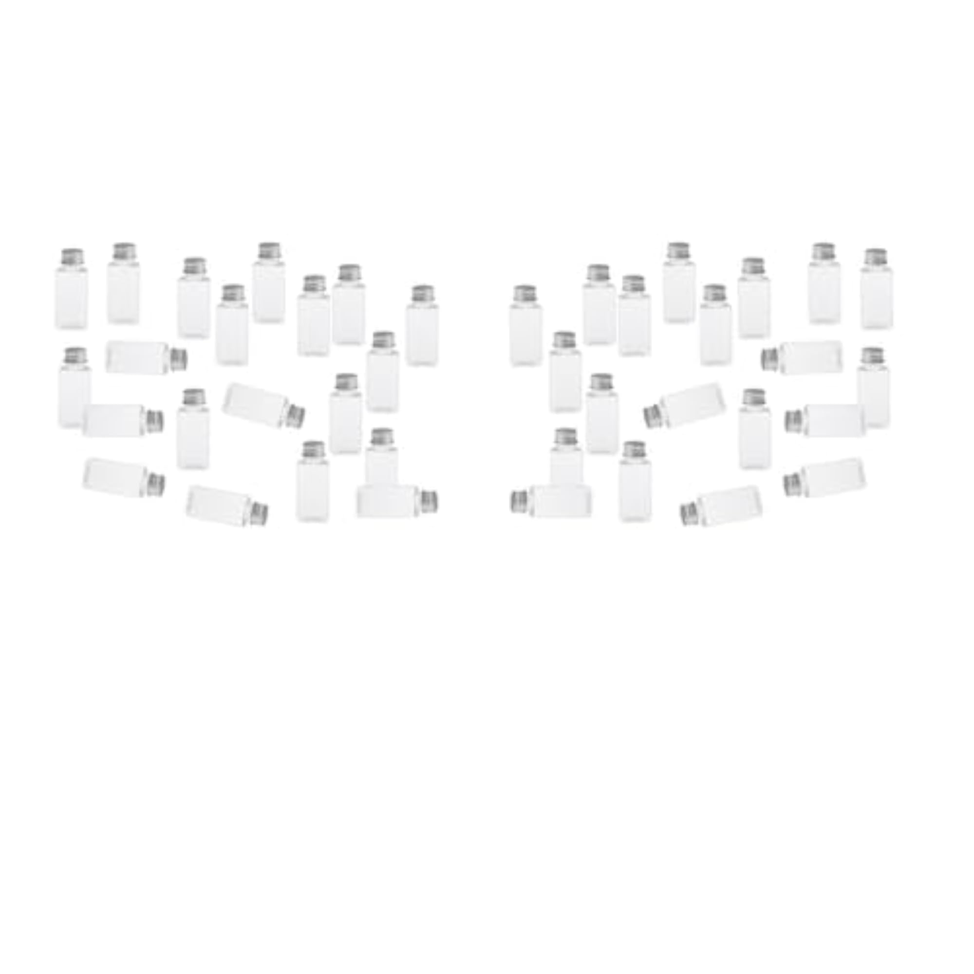 40 Pieces Empty Refillable Bottles for Travel Makeup Lotions