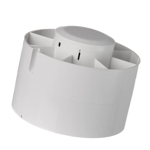 EUROPLAST Ø 125mm Rohrventilator Rohrlüfter Abluft Lüfter Rohr Ventilator Leise