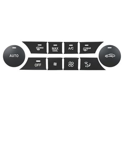 Temperature Adjustment Knob Air Conditioning Switch Multimedia Button Climate Control HVAC (F Set of Buttons (ML/GL/GLS/GLE))