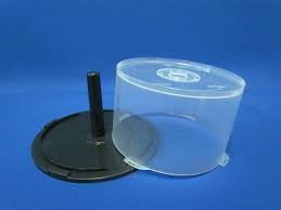 Dragon Trading®, 10 x campana CD, vaschette in plastica trasparente (contengono 50 dischi)