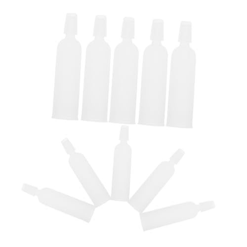 SHERCHPRY Silicone Dropper Bottle Long Nozzle 10 Pack Lotion Travel Container for Cosmetics Pharmaceuticals