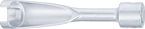 BGS 8434 | Spezial-Schlüssel für Einspritzleitungen | für BMW, Opel 2.5TD, Mercedes-Benz | Antrieb 12,5 mm (1/2) | SW 17 mm