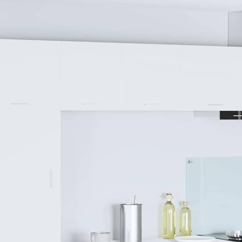 Fecpoo Armario colgante de cocina, color blanco, madera 40 x 31 x 40 cm, 2 unidades para cocina moderna