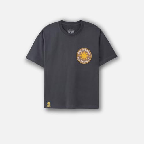 Image of Nap Chief Kids Cotton Official Smiley World Printed Co ord Set for Boys & Girls, Tshirt & Joggers Set for Casual Wear