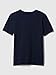 GAP Boys Short Sleeve Logo T-Shirt Tapestry Navy S