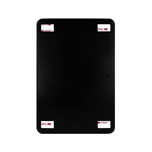 excelmark restroom sign for business - ada compliant braille bathroom sign with double sided tape to secure perfectly in less than a minute - size 9 x 6 inch men39s amp women39s handicap set