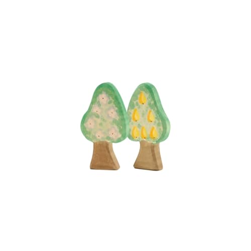 Ostheimer 3020 Poirier arbre en bois massif sculpté et peint à la main