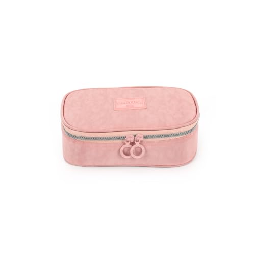 Estojo de Tecido, Up4you, Crinkle, 1 ziper, Nude