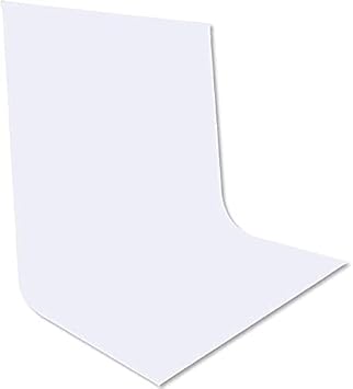 HIFFIN White Backdrop Photo Backgound - 6x10 FT Photography Backdrop for Photoshoot White Background Screen for Video Recording Picture Shooting