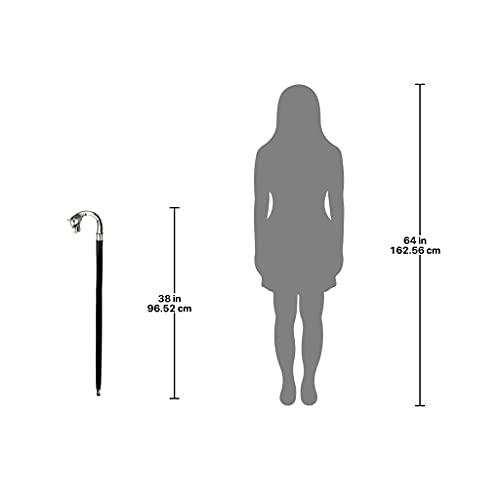 Design Toscano Tv10578 Empress Collection: Majestic Wolf Solid Hardwood Walking Stick, Cherry #TOP4