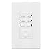 "Enerlites HET06-12-W Bathroom Timer Switch, Fan Switch Timer, in Wall Timer Switch, Light/Motor Switch Timer, 30 Min - 12Hrs, Night Light LED Indicator, Neutral Wire Required, White