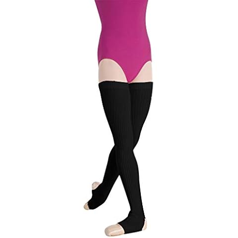 Body Wrappers Womens Legwarmers 36 Inch Stirrup Thigh-High Cover