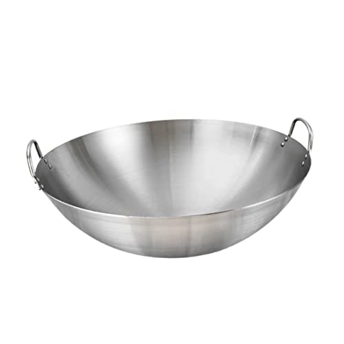 Wok redondo de acero inoxidable MAGICLULU miniatura 1