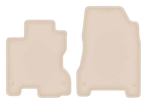 Tapis de voiture pour Renault Koleos I SUV 2007-2016 en velours beige