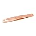 Produktbild TWEEZERMAN Mini Pinzette (Handgeschliffene, schräge Spitzen, Augenbrauen zupfen, Profi Qualität, rostfreier Edelstahl), Roségold