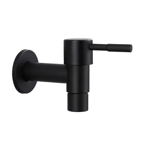 Robinet mural en acier inoxydable noir style-b pour lavabo et extérieur