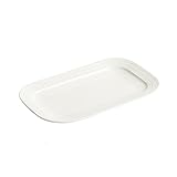 KMXNSJZS Assiettes Empilables 30 Cm en Céramique Blanche, Forme Originale D'Huître, Idéales pour La Cuisine, Les Pâtes Et Les Desserts.