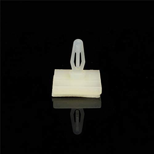 100PCS/set HC-5 (3mm) Nylon Plastic Screw Sticky PCB Spacer - Locking Snap-in Posts Fixed Clips - Insulated Adhesive Reverse Mount Standoffs Supporting Height for PC Board, Computer Motherboard