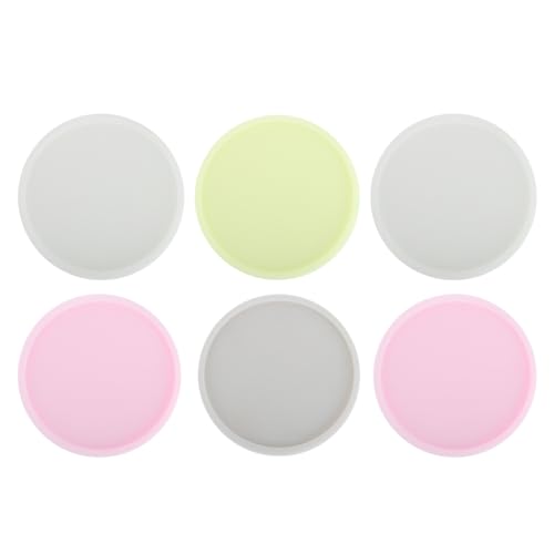Dessous de verre phosphorescents ronds design fluorescent et antidérapant - 2