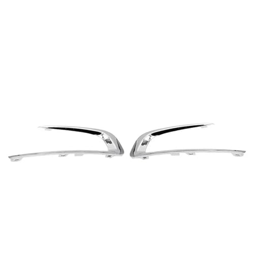 Grille antibrouillard avant gauche droite argent pour Peugeot 2008 de 2014 à 2018