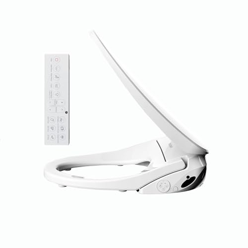 Bidet Toilet Seat Heated Elongated Smart Toilet Seat Electronic Bidet Air Dryer, Instant Unlimited Warm Water, Feminine Wash, Rear and Front Wash, LED Light, Self-Ceaning Nozzle