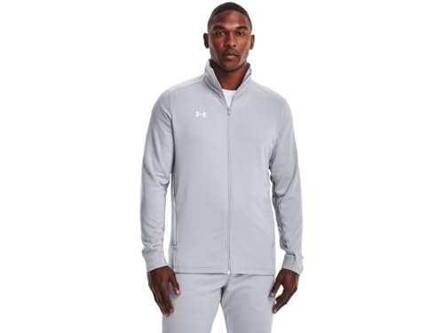 Veste d'échauffement Under Armour homme gris blanc pour le running