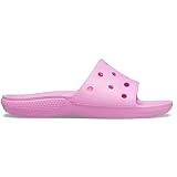 Crocs Unisex Classic Slide Sandals, Taffy Pink, 8 Men/10 Women